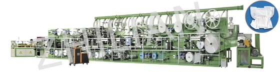 400 PCs/min Kleinschalige Luier die tot Machine I maken Type