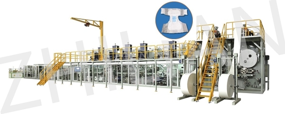 M L XL Volwassen Luiermachine 200m/min
