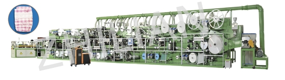 600 PCs/Min Disposable Baby Diaper Machine I Type
