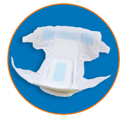 Comfortabele ultradunne productiemachine voor babyluiers 400 stuks / min