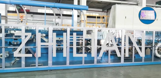 200m / Min 350m/Min Disposable Nursing Pad Machine Medisch Stootkussen