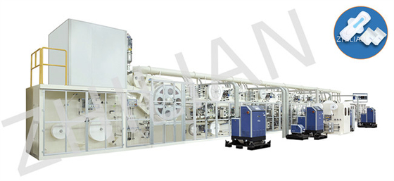 Automatisch maandverband dat machine maakt 600pcs/Min 1500pcs/Min