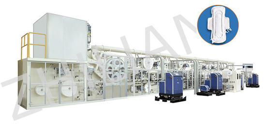 220mm 430mm Damesstootkussen die tot Machine Maandverband Automatische Machine maken