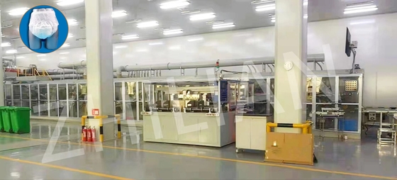 Trek het Volwassen van de Broekmachine 250pcs/min van de Luierincontinentie Uiterst dunne Type uit
